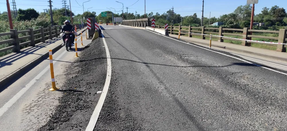 RN 11 - PUENTE CARRETERO CON PUENTE BAILEY - PUNTO DE INICIO DE TRABAJOS - 9-5-24 (2)
