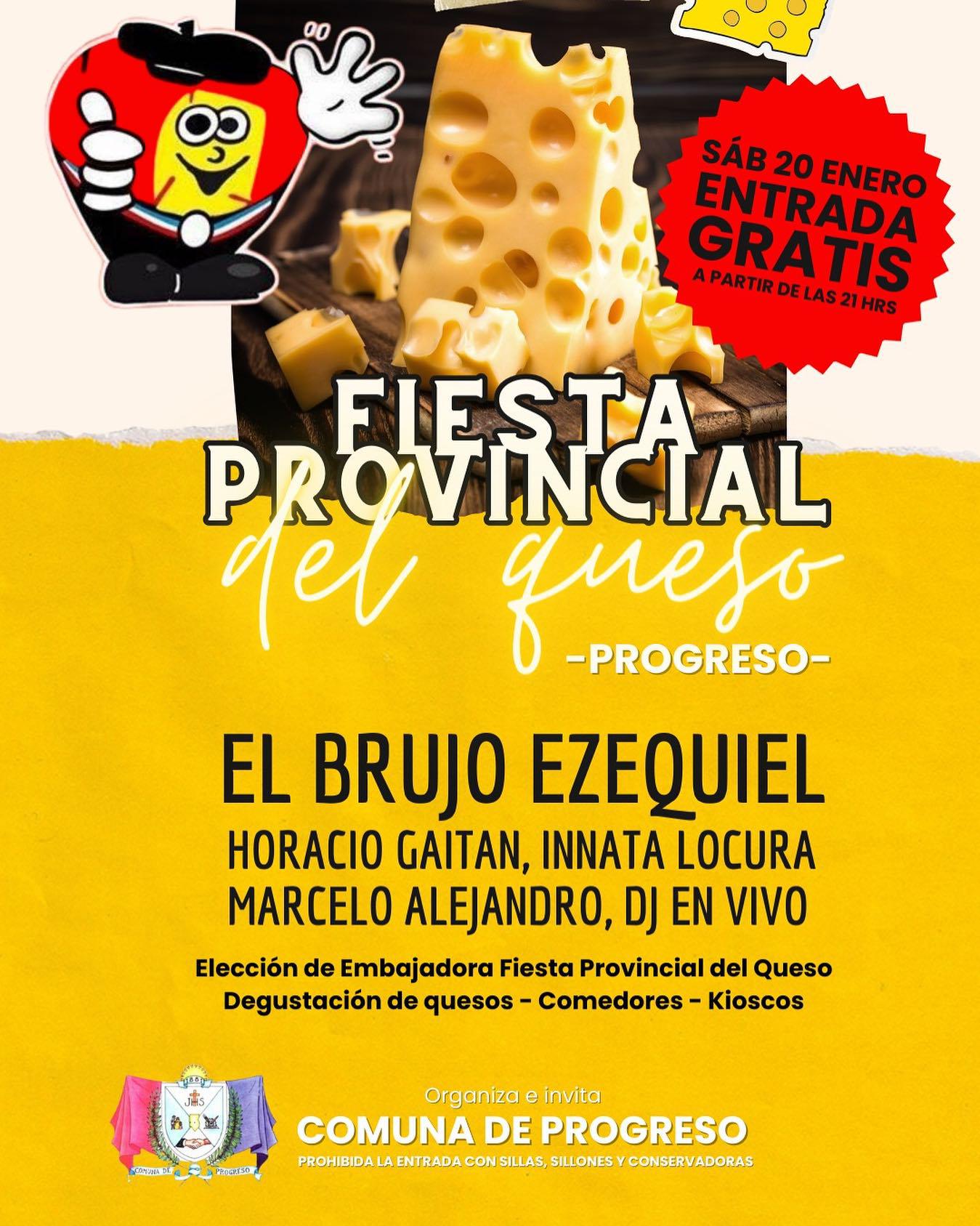 Fiesta Provincial del Queso en PROGRESO, edición 2024