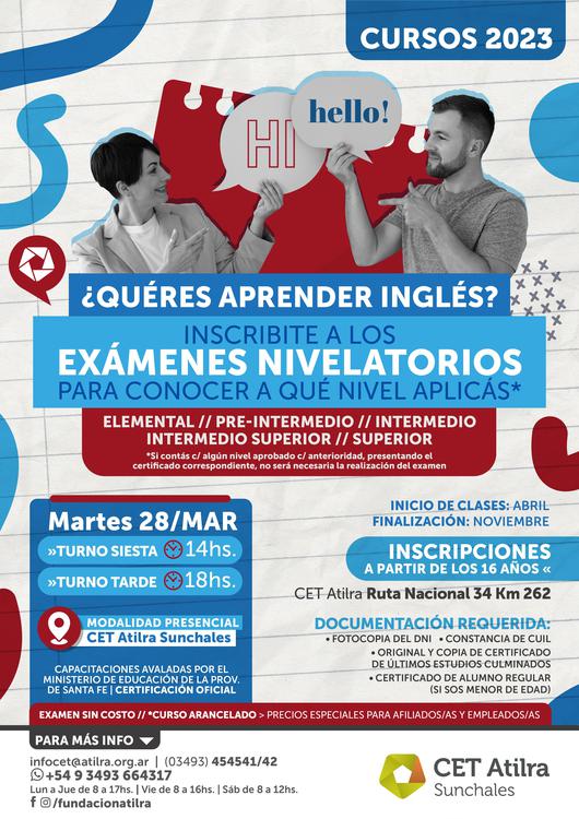 Exámenes Nivelatorios Inglés - CET Atilra 2023--_Mesa de trabajo 1