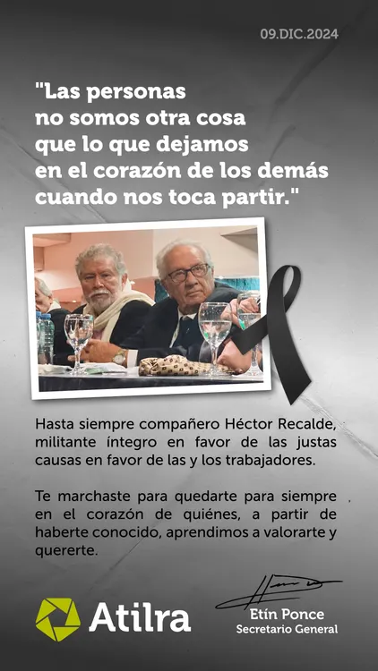 despedida a Hector Recalde_Atilra