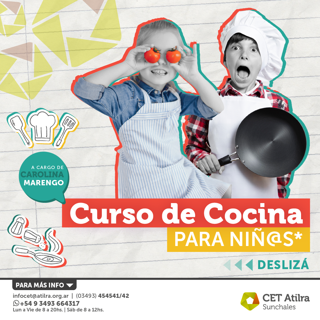 Flyer 1 - Curso de Cocina para Niñ@s 1