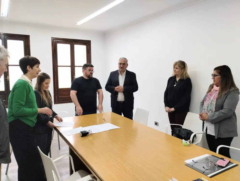 Firma convenio 1000 aulas Sunchales