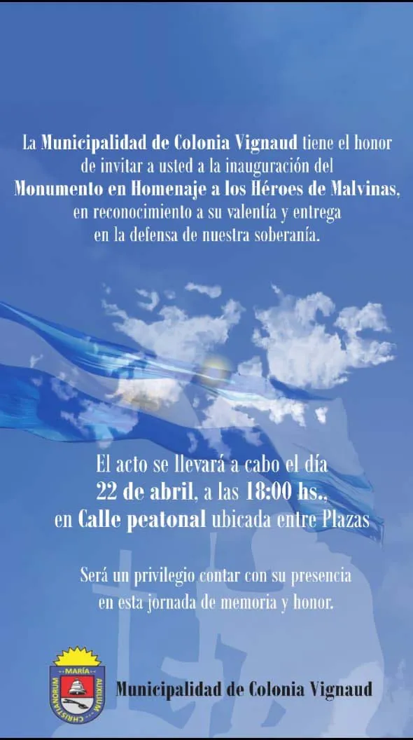 Invitacion acto Malvinas