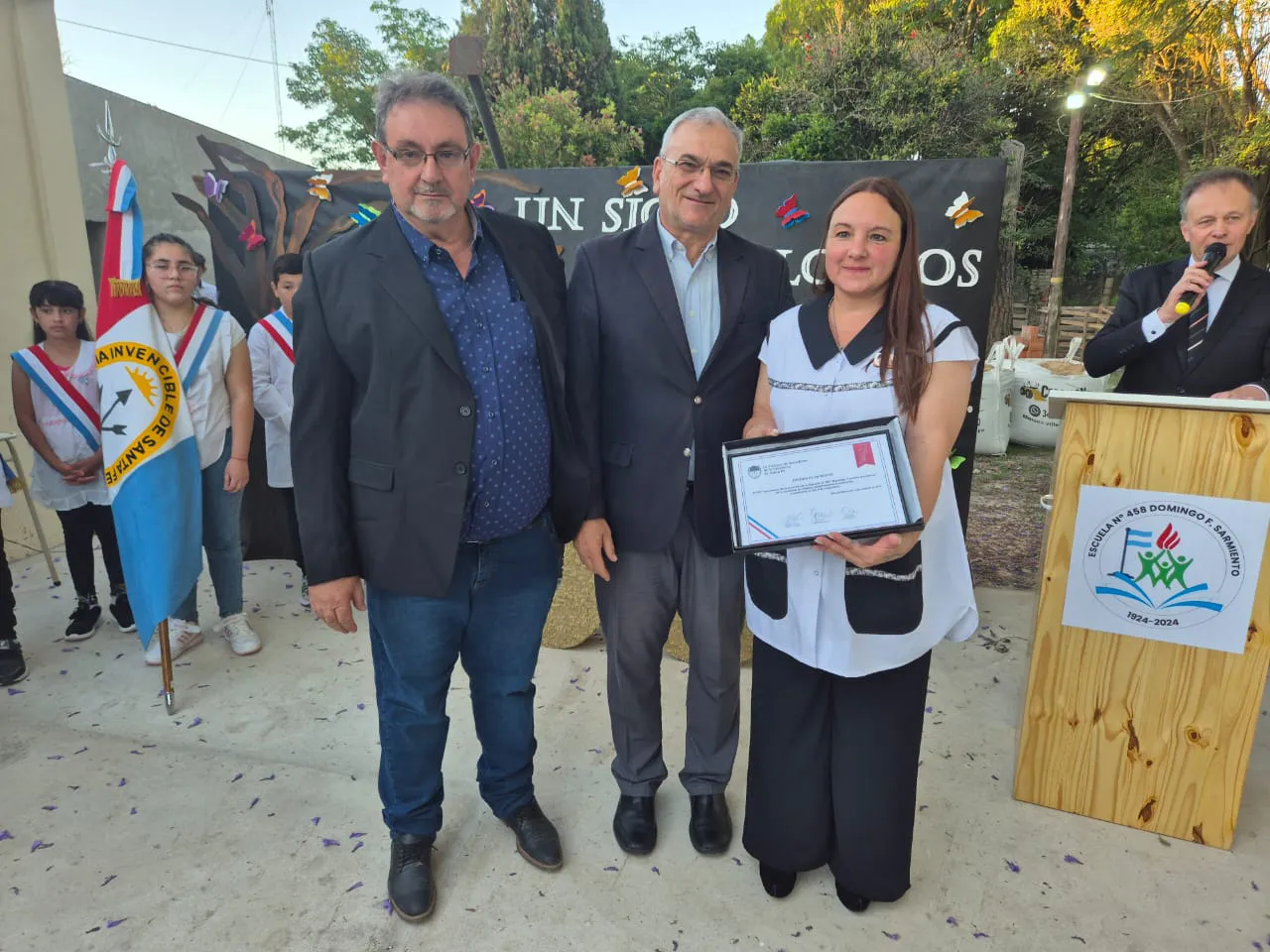 100 años escuela 458 df sarmiento virginia