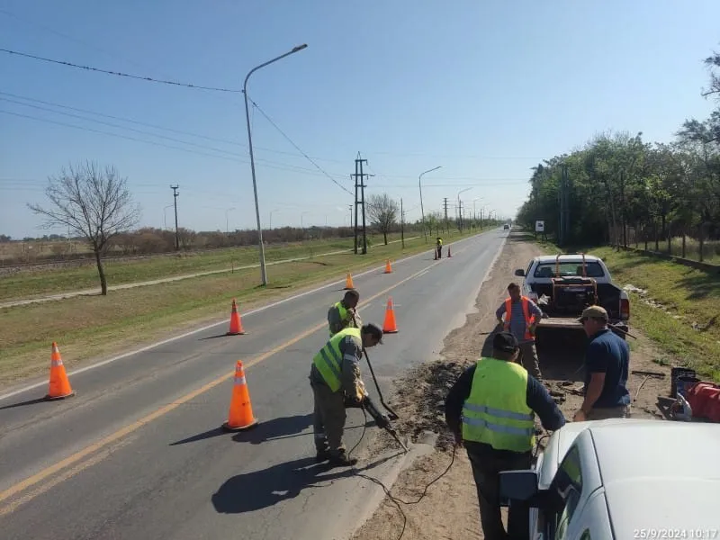 RN 11 - BACHEO TRANSITABILIDAD EN SAUCE VIEJO - 25-9-24 (2)