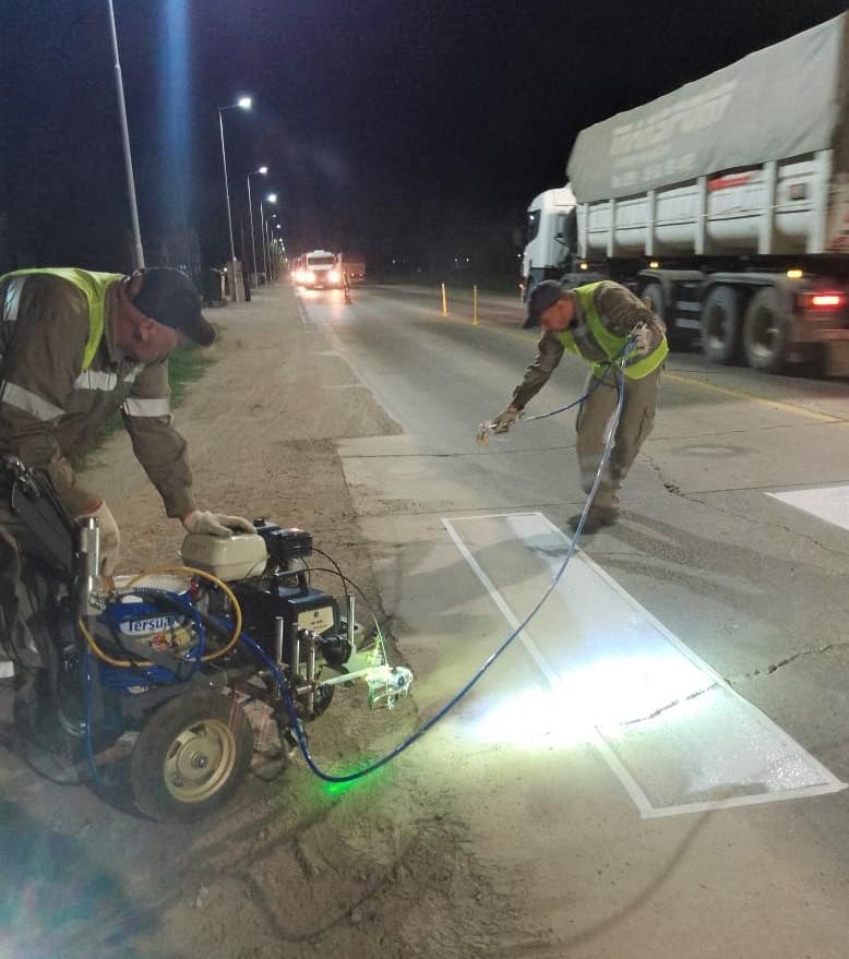 RN 11 - DEMARCACION HORIZONTAL EN TIMBUES - 12-4-23 (6)