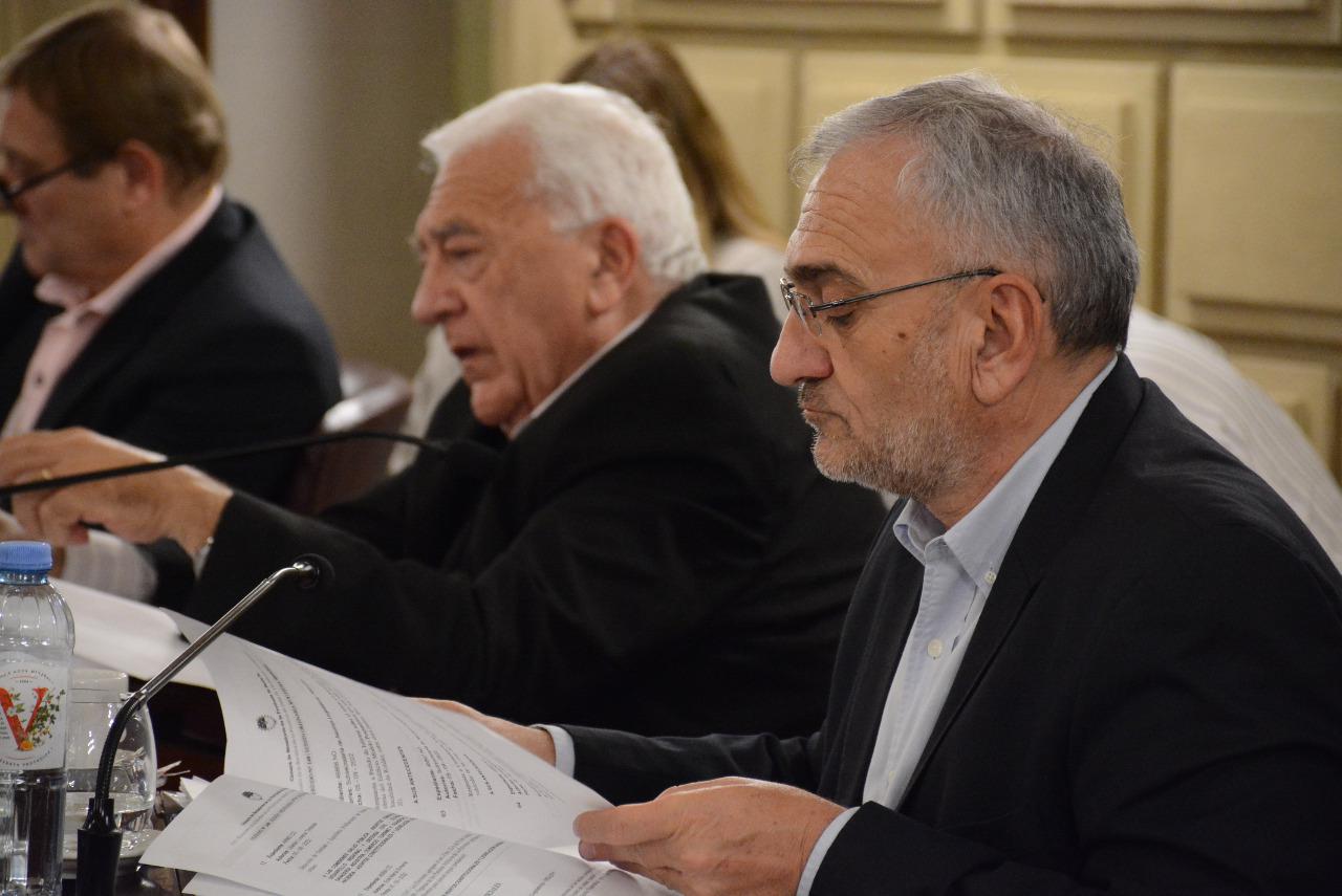 Foto de archivo - Alcides Calvo - sesión de la Camara de Senadores de la Provincia de Santa Fe