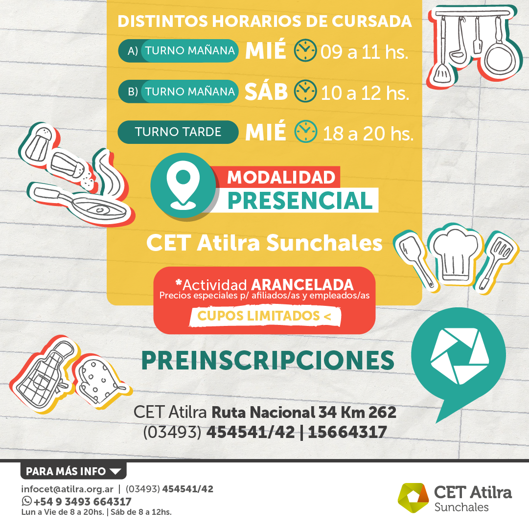 Flyer 2 - Curso de Cocina para Niñ@s 1