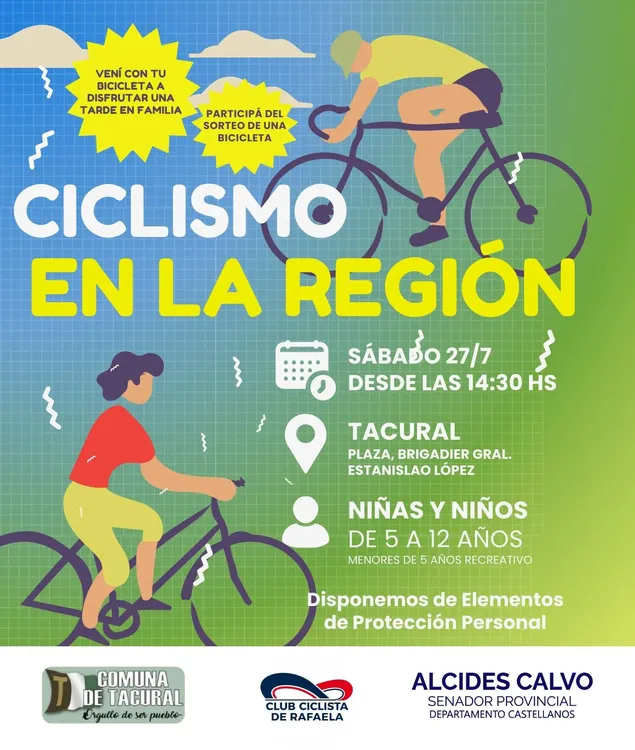 CICLISMO REGIONAL TACURAL (12.7 x 15 cm)