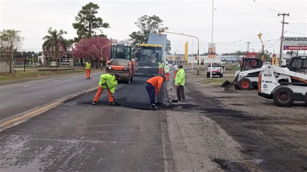 RN 11 - BACHEO Y REPAVIMENTACION COMPLETADA EN TRAVESIA URBANA SAN JUSTO...